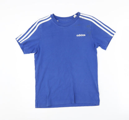 Adidas Boys Blue T-Shirt M, Casual Sports Style