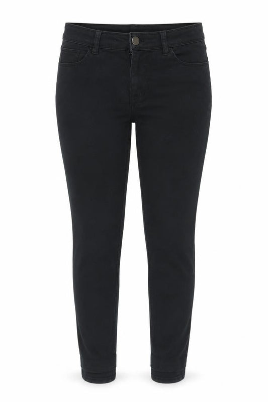 Womens UK Size 10 Kangol Slim Fit Skinny Black Jeans