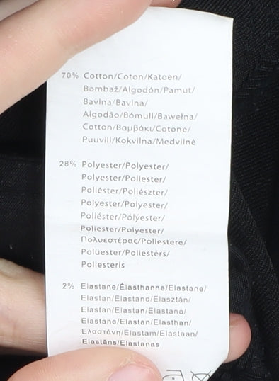 Kangol Women's Black Skinny Jeans Size 10 Stretch Denim