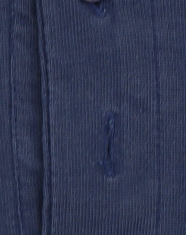 Viyella Men's Blue Polo Shirt Size L Long Sleeve Logo