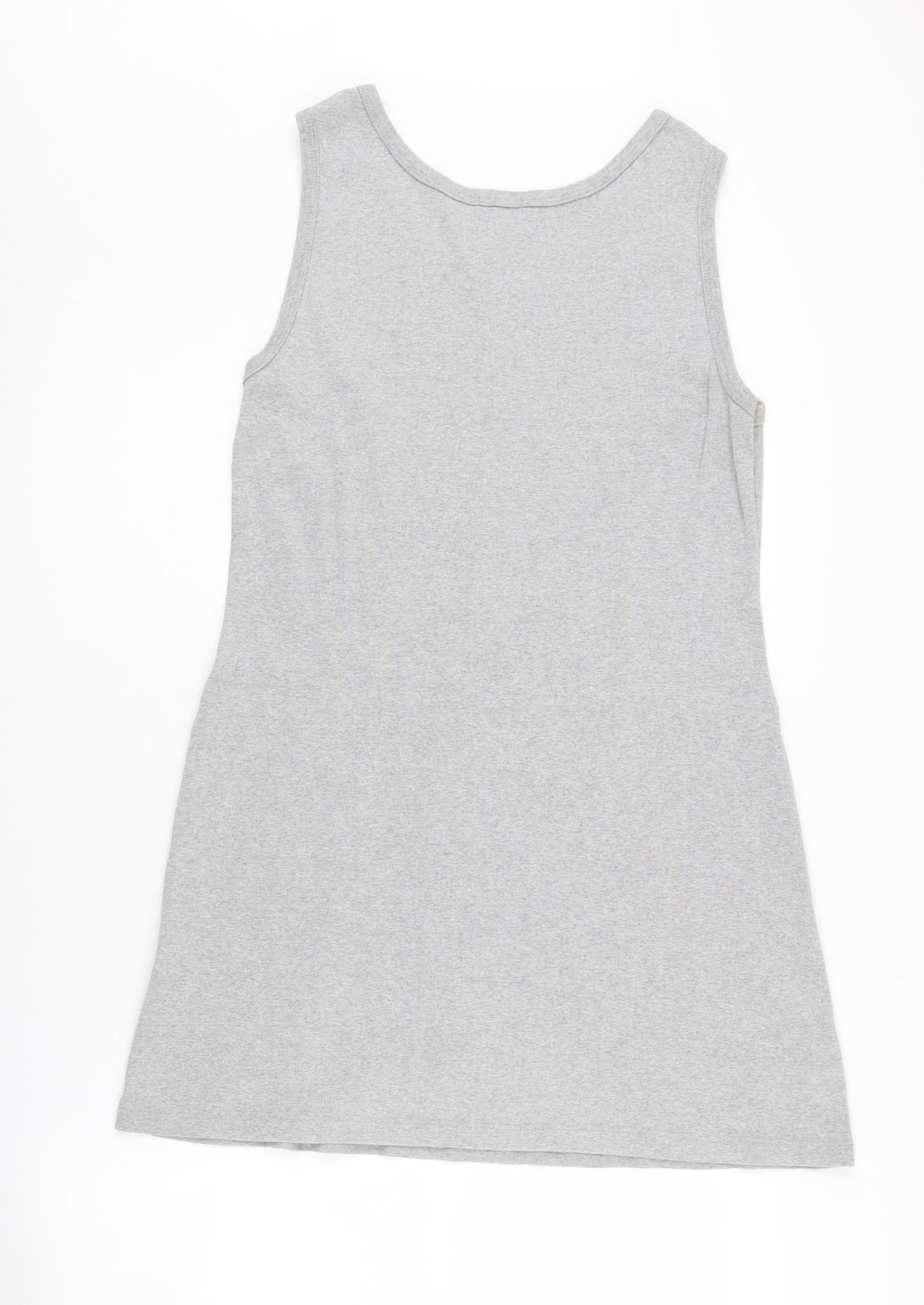 Calvin Klein Women's Grey Tank Dress L Sleeveless