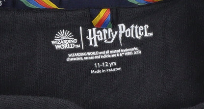 Marks and Spencer Boys Black Hogwarts Hoodie 11-12Y Pullover