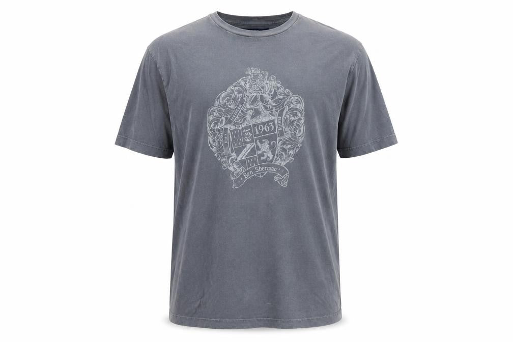 Mens UK Size L Ben Sherman Grey  T-Shirt