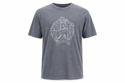 Mens UK Size L Ben Sherman Grey  T-Shirt