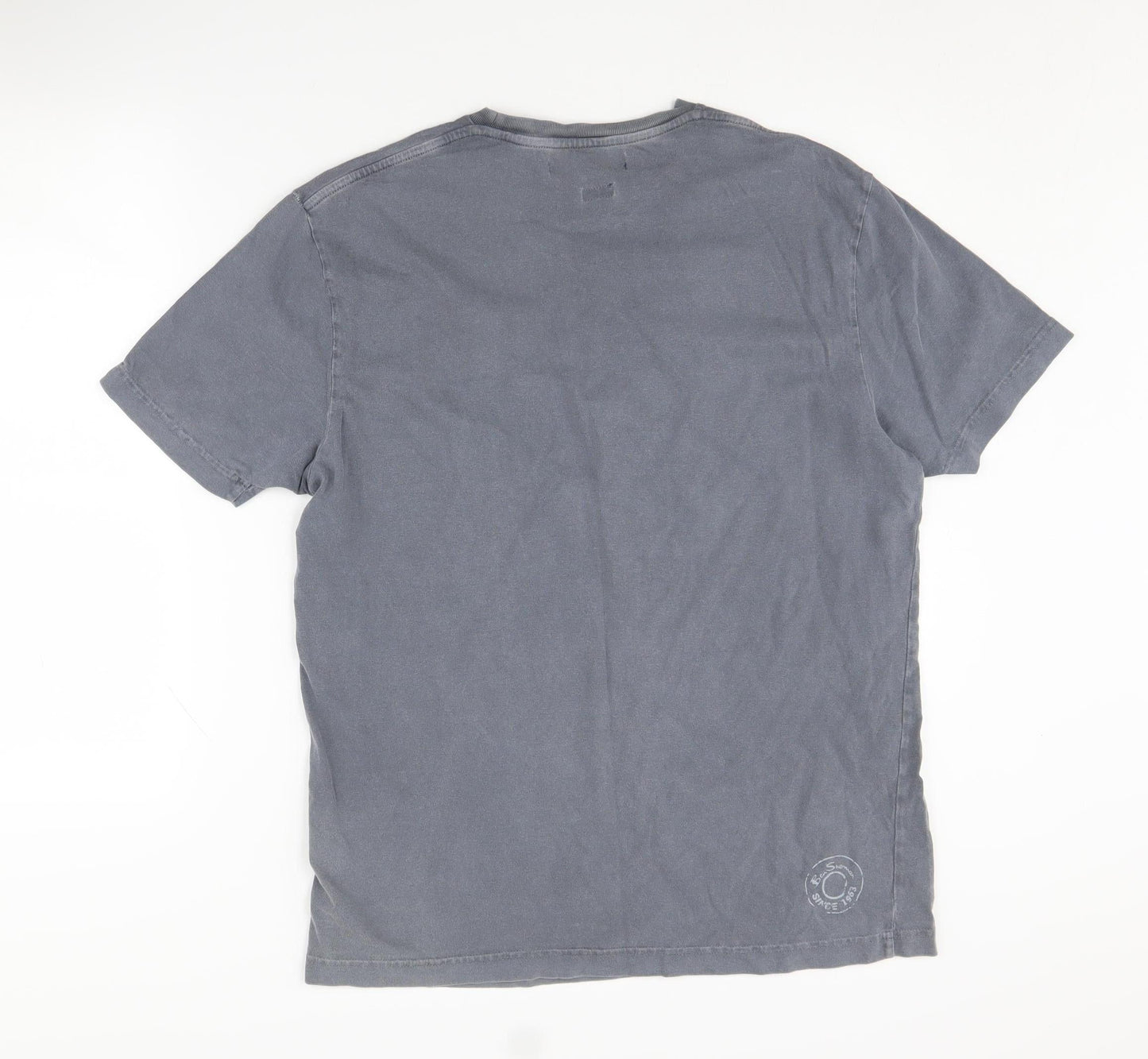 Mens UK Size L Ben Sherman Grey  T-Shirt