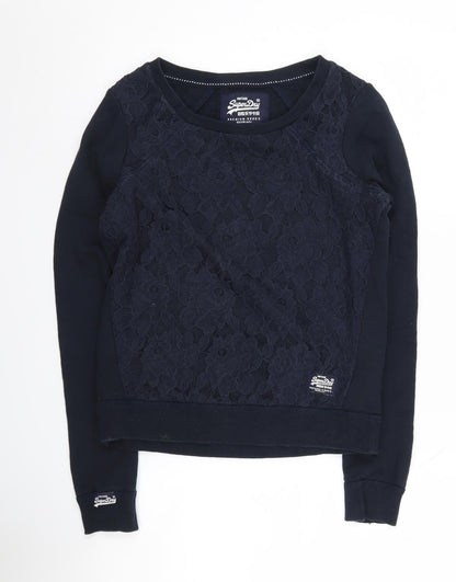 Superdry Women's Black XS Pullover Sweatshirt