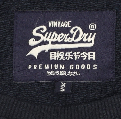 Superdry Women's Black XS Pullover Sweatshirt