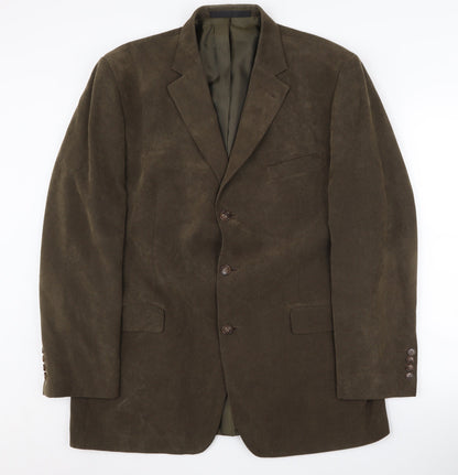 Marks & Spencer Men's Brown Blazer, Size 42R Formal