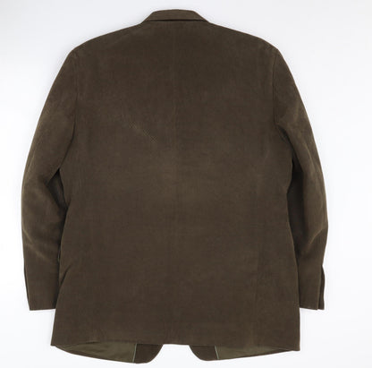 Marks & Spencer Men's Brown Blazer, Size 42R Formal