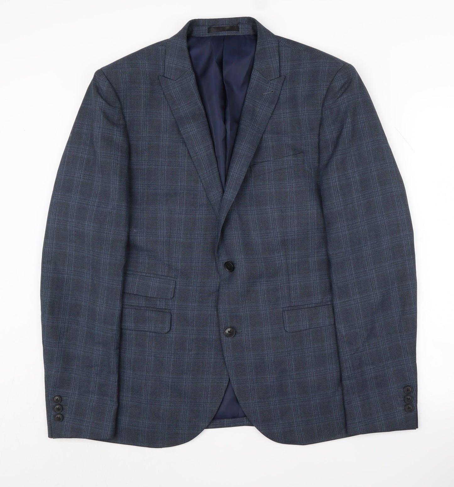 Mens UK Size 42 NEXT Regular Blue Suit Jacket