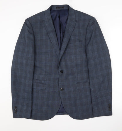 Mens UK Size 42 NEXT Regular Blue Suit Jacket