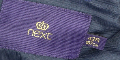 Mens UK Size 42 NEXT Regular Blue Suit Jacket