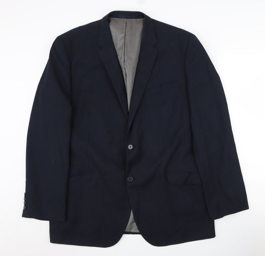Mens UK Size 46 Butler & Webb Regular Blue Suit Jacket