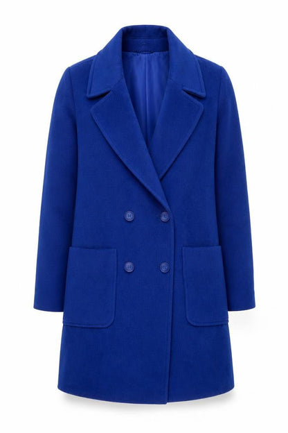 Womens UK Size 8 Principles Blue Overcoat