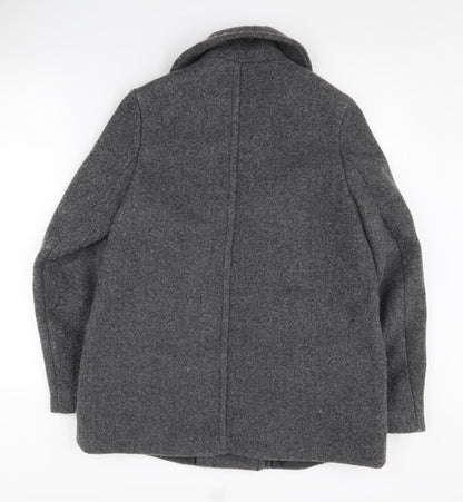 Womens UK Size 4 H&M Grey Basic Jacket