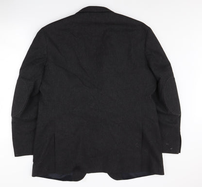 Mens UK Size 44 Marks and Spencer Regular Black Suit Jacket