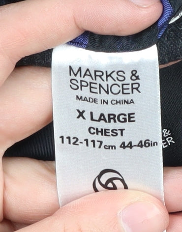 Mens UK Size 44 Marks and Spencer Regular Black Suit Jacket