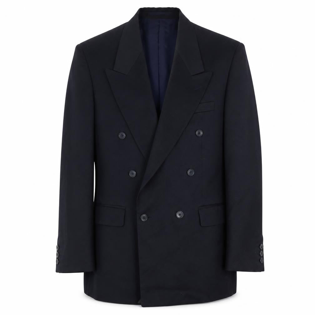 Mens UK Size 38 Sergio Rossi Regular Blue Suit Jacket
