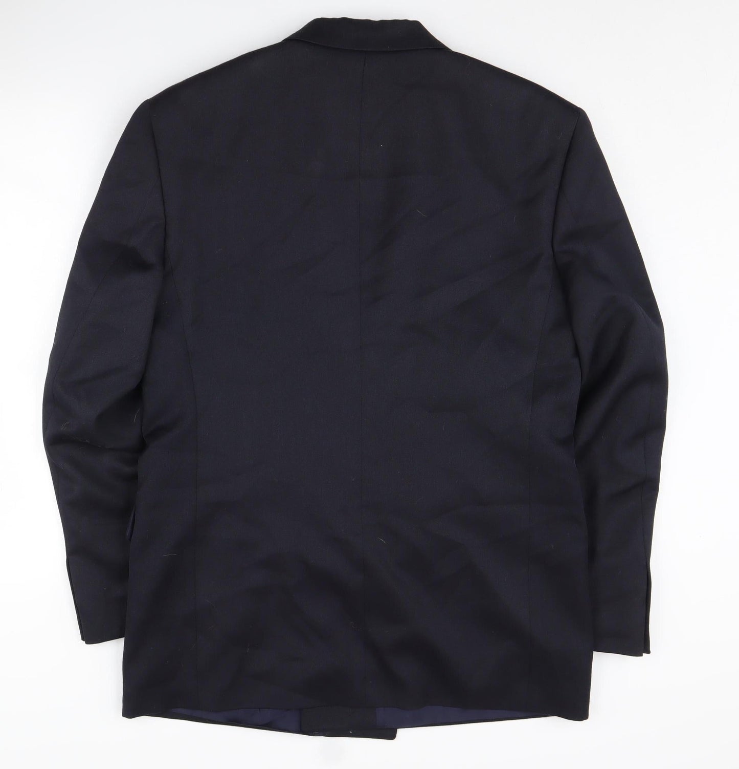 Mens UK Size 38 Sergio Rossi Regular Blue Suit Jacket