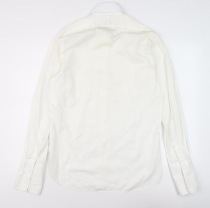 Mens UK Collar Size 16 DE&S Manchester Smart White  Dress Shirt