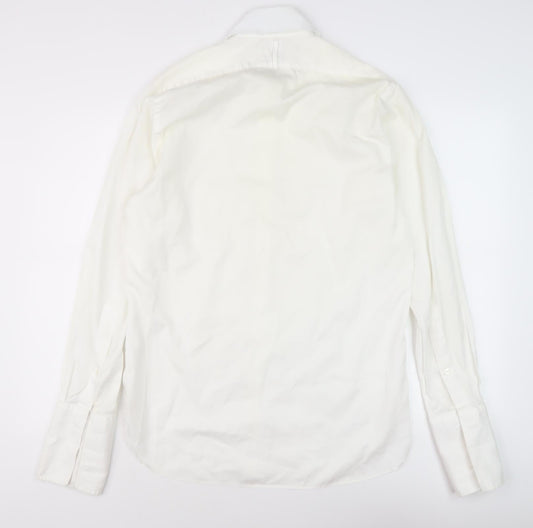 Mens UK Collar Size 16 DE&S Manchester Smart White  Dress Shirt