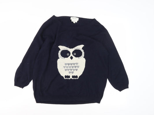 Womens UK Size 10 NEXT Blue Pullover Jumper