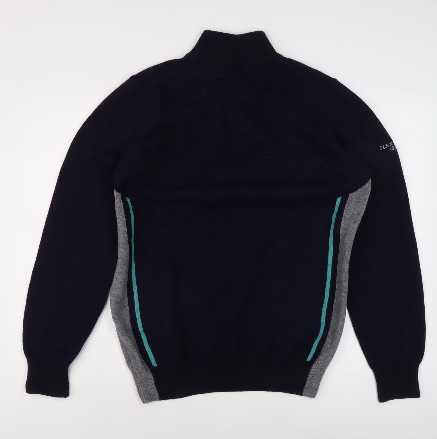 Glenmuir Men's Blue Full Zip Jumper M