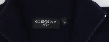 Glenmuir Men's Blue Full Zip Jumper M