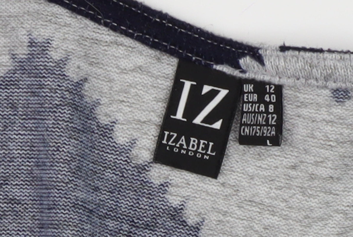 Womens UK Size 12 Izabel London Multicoloured Henley Jumper