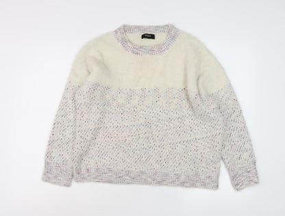 Womens UK Size L Klass Multicoloured Pullover Jumper
