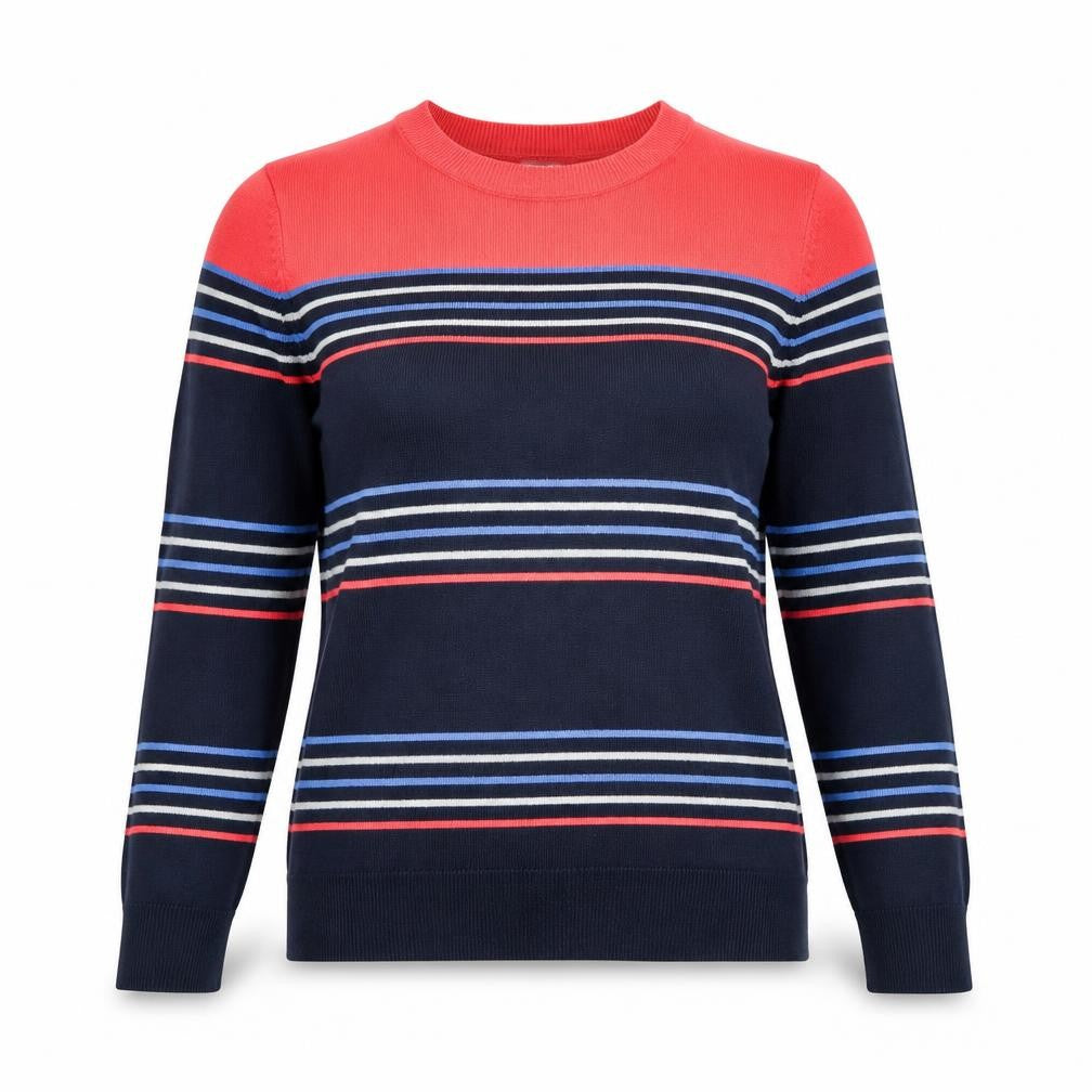 Womens UK Size 14 M&Co Multicoloured Pullover Jumper