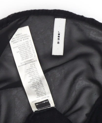 Diesel Women's Black Open Front Cardigan Medium Regular Fit