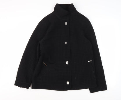 Callery Women's Black Wool Jacket M - Elegant Design