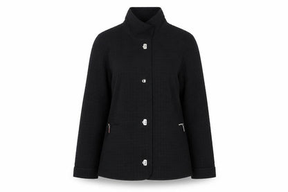 Callery Women's Black Wool Jacket M - Elegant Design