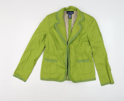 Evan-Picone Women's Green Quilted Blazer Size 6