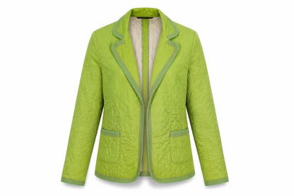 Evan-Picone Women's Green Quilted Blazer Size 6