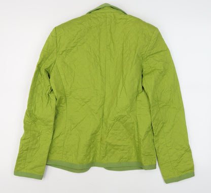 Evan-Picone Women's Green Quilted Blazer Size 6