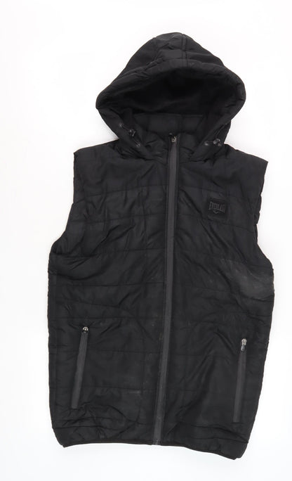 Mens UK Size S Everlast Black Puffer Jacket