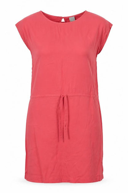 Bench Women's Pink Red Polyester Shift Dress Size S