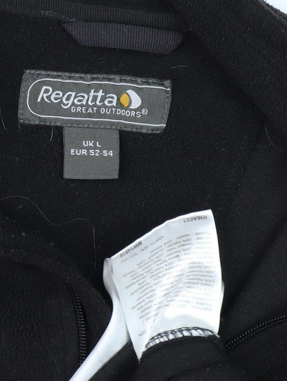 Regatta Black Fleece Pullover, Unisex L, Outdoor Hiking