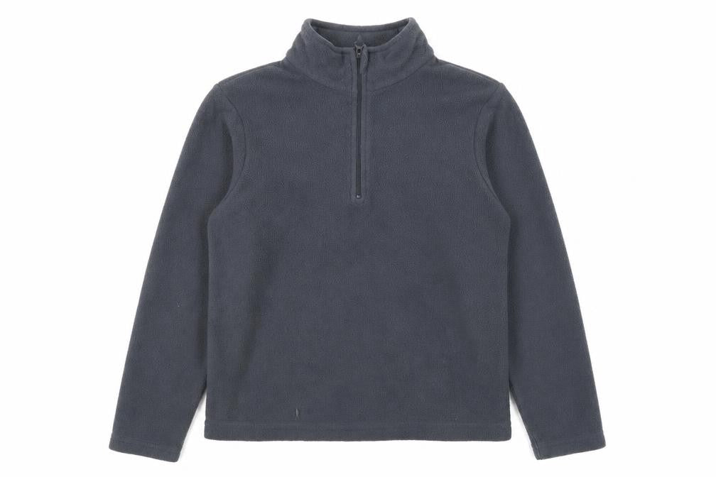 Front view of Mountain Warehouse boys’ grey fleece sweatshirt 9-10 years