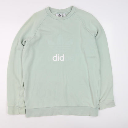 Adidas Women's Green Pullover Sweatshirt Size M