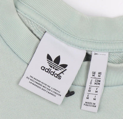 Adidas Women's Green Pullover Sweatshirt Size M