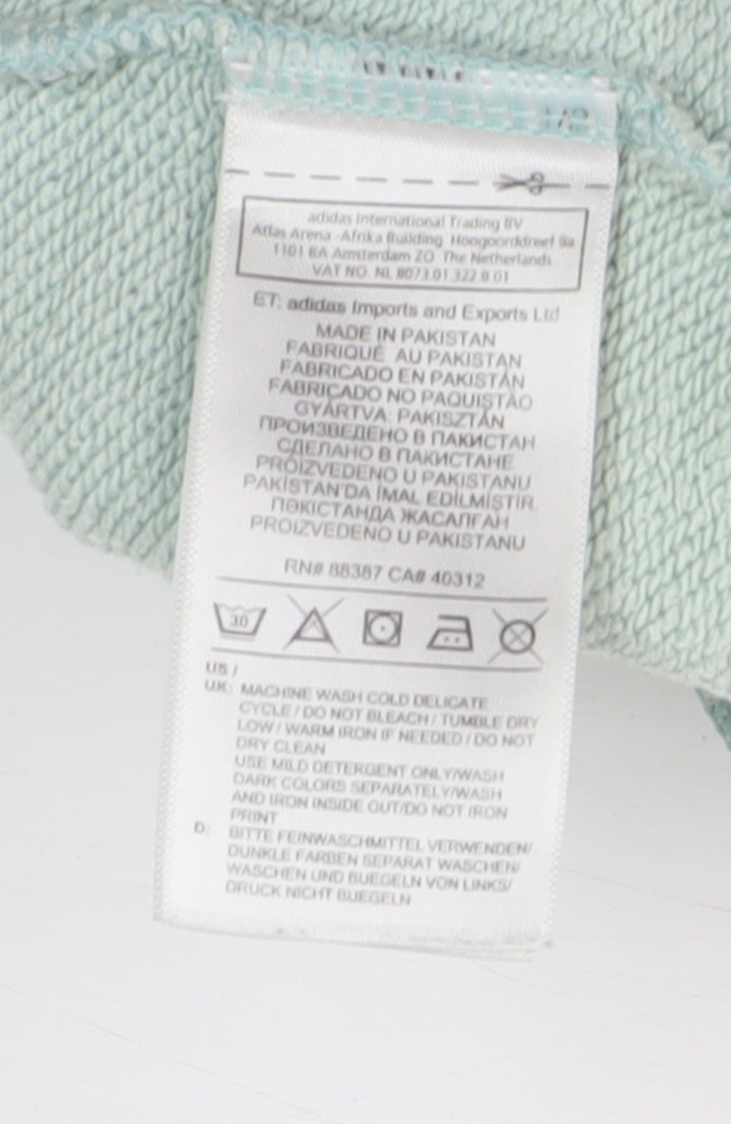 Adidas Women's Green Pullover Sweatshirt Size M