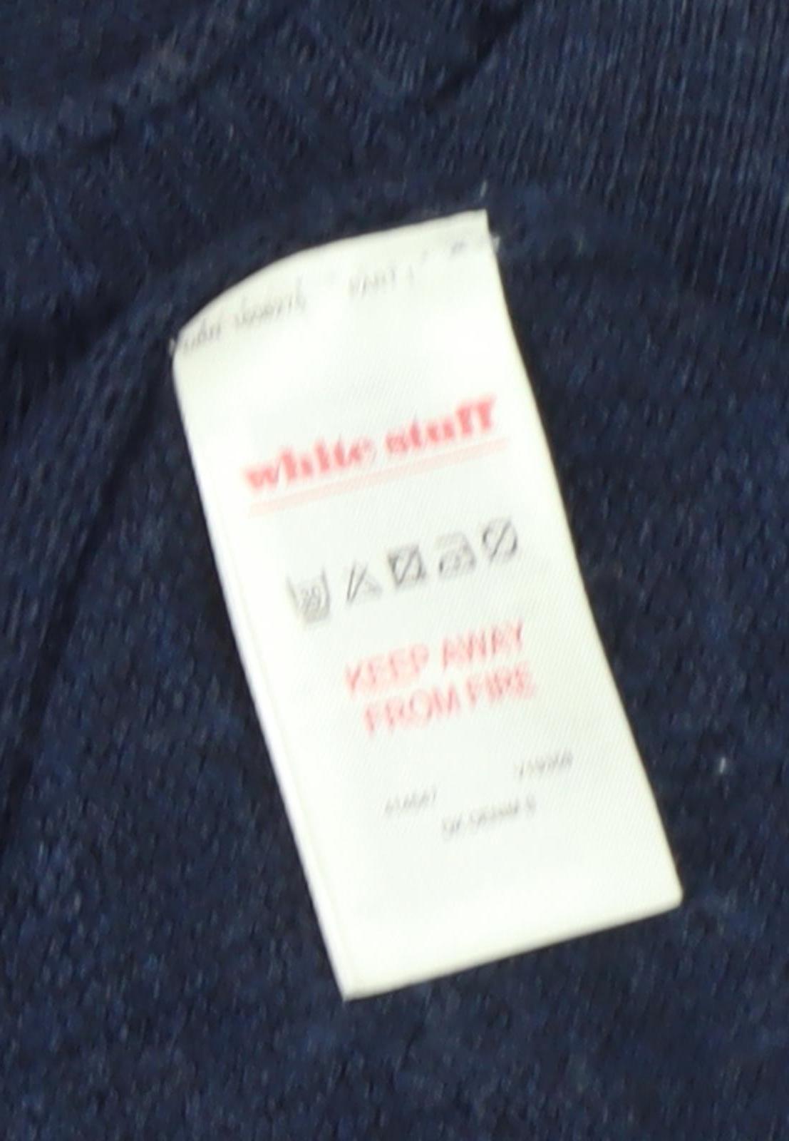 Womens UK Size 8 White Stuff Blue Pullover Jumper