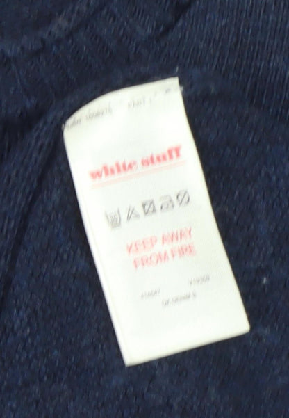Womens UK Size 8 White Stuff Blue Pullover Jumper