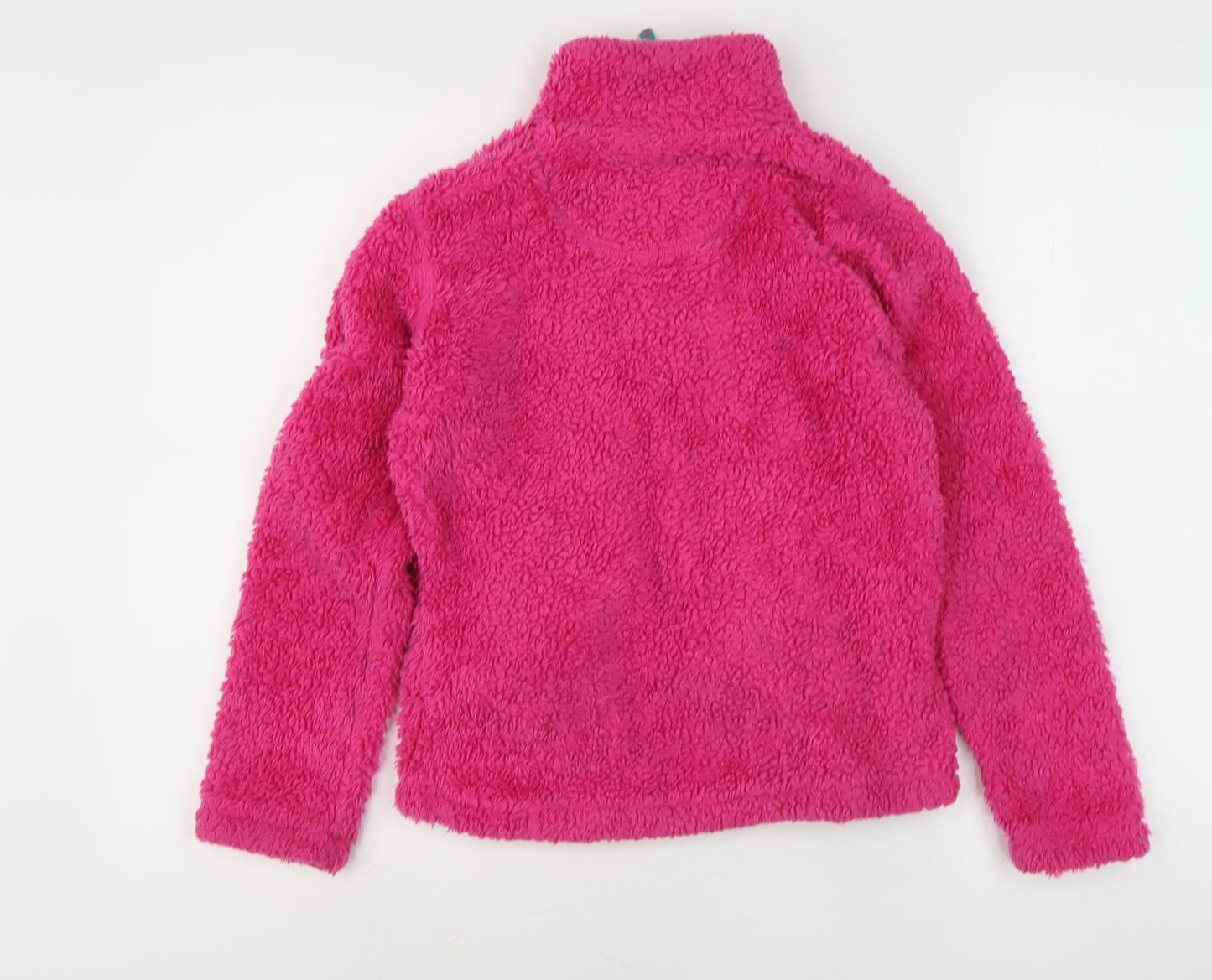 Gelert Girls Pink Fleece Hoodie 11-12 Yrs 1/4 Zip Outdoor Hiking