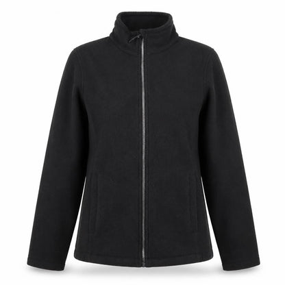 Regatta Women's Black Full Zip Jacket Size 10