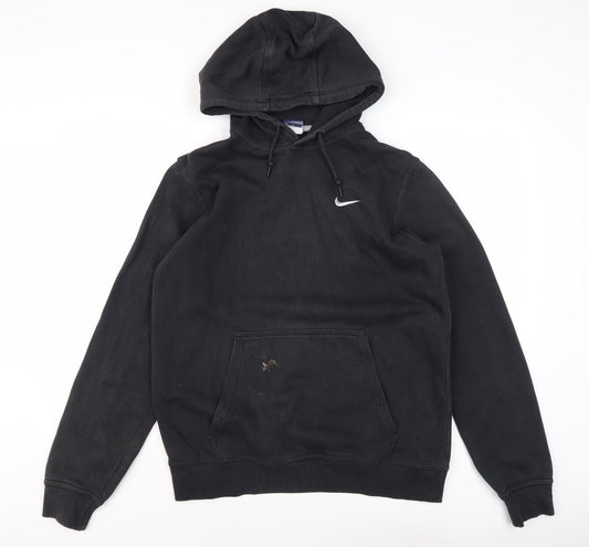 Mens UK Size M Nike Black Pullover Hoodie