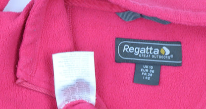 Regatta Women's Red Fleece Pullover Sweatshirt Size 10